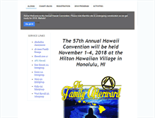 Tablet Screenshot of annualhawaiiconvention.com